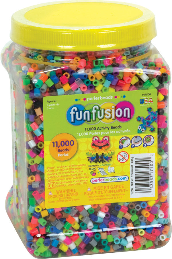 11000 Perler Bead Jar - Multi Mix - Fuse Bead Store