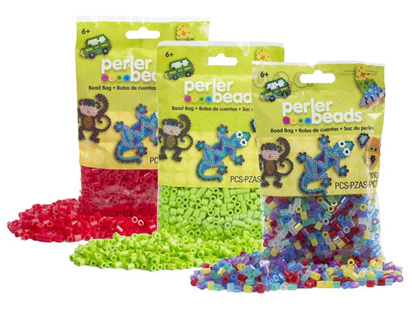 Perler 80-22666 Large Square Pegboards - Clear (4 Pack) for sale