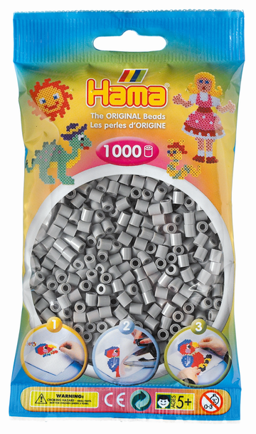 Hama Midi Perles - 6000 pces - 18 Noir » Expédition prompte