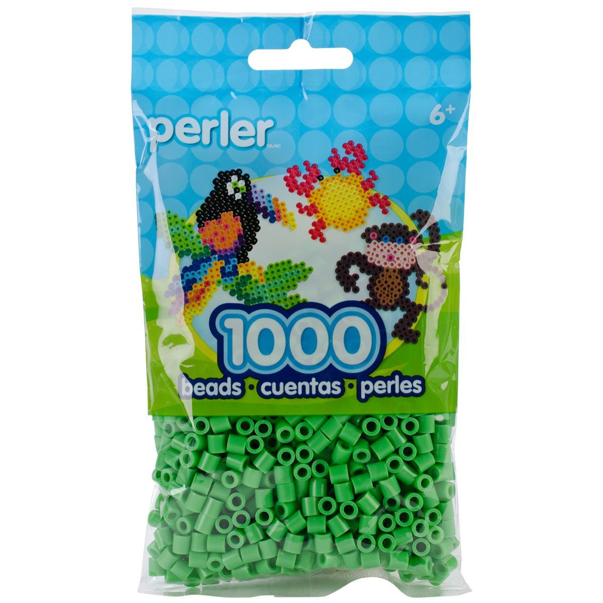 1000 Tomato Perler Beads