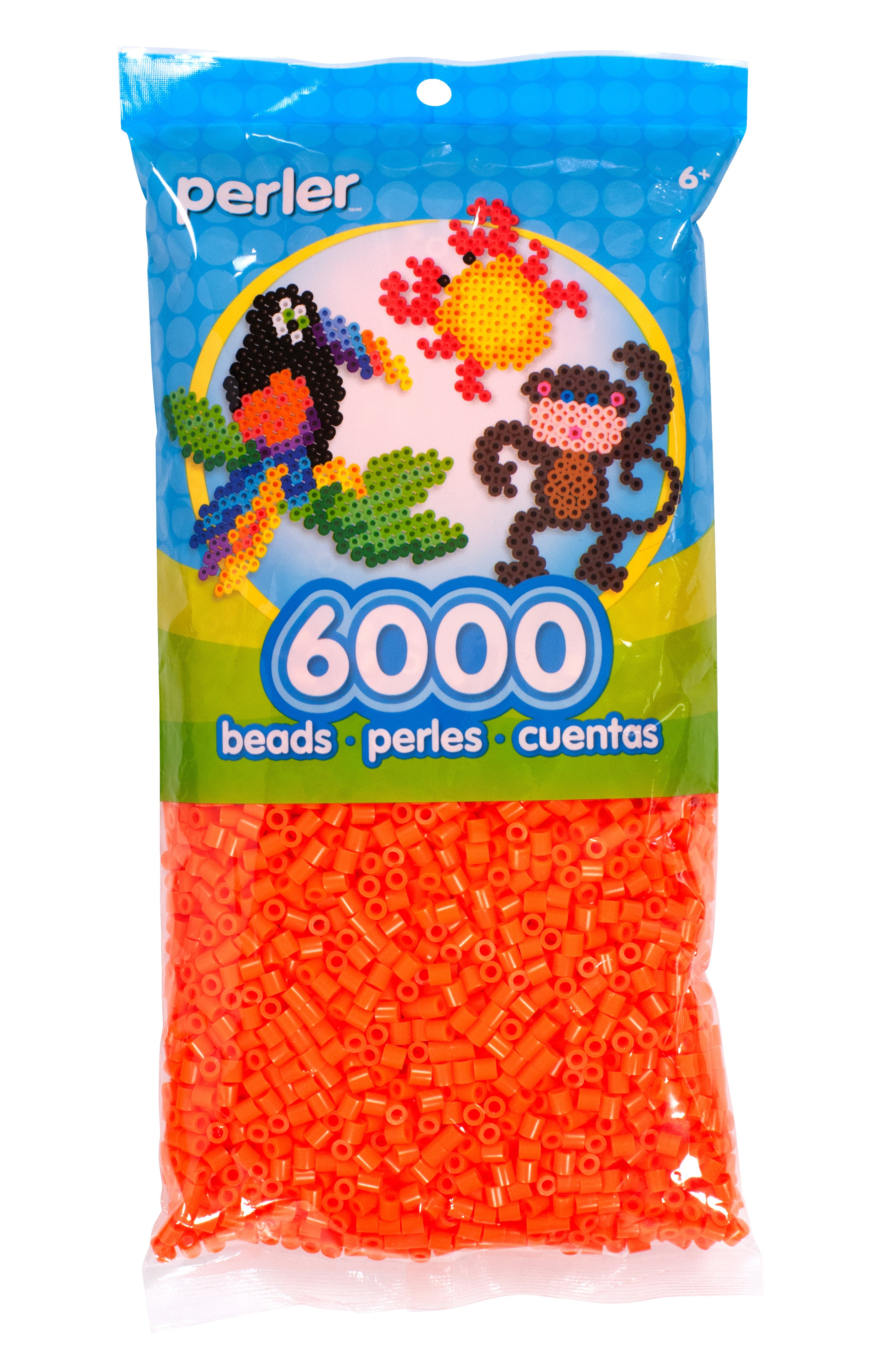 Perler Beads 6,000/Pkg - Bright Mix