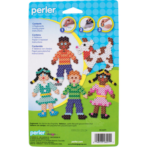 Perler Beads™ Large Square Clear Pegboards, 2ct.