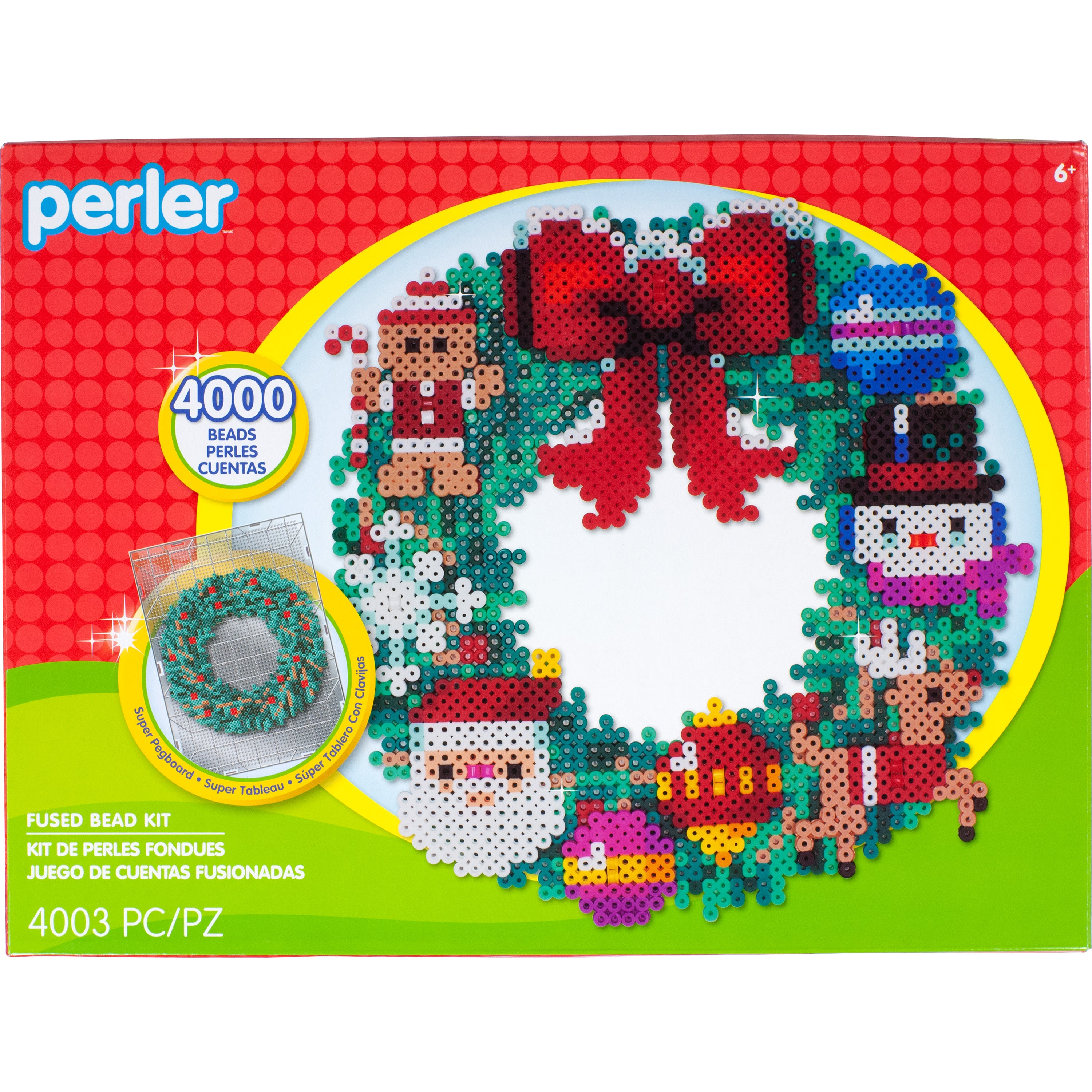 Perler Fused Bead Kit-3D Rainbow Christmas Tree